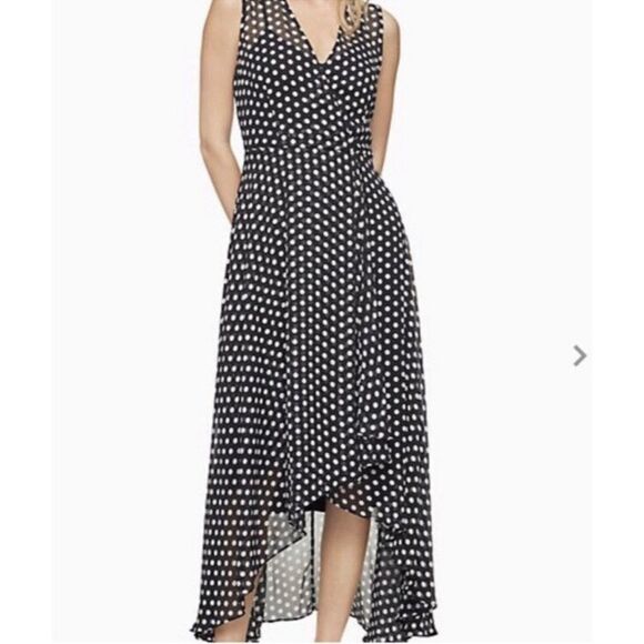 Calvin Klein Dresses & Skirts - Calvin Klein Polka dot Sleeveless midi dress
